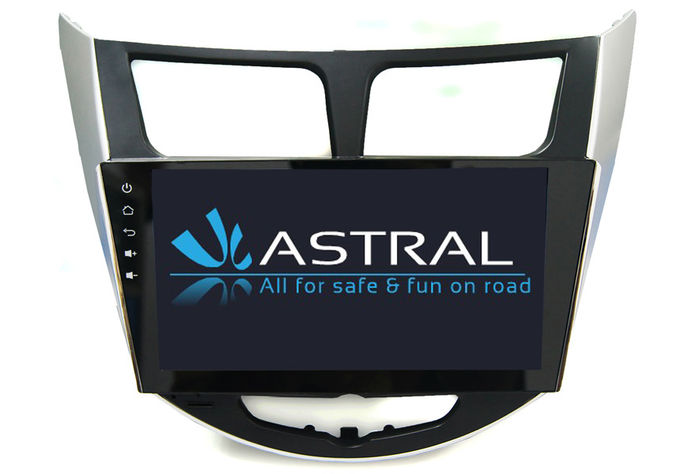 Αρρενωπό ραδιο σύστημα 2 DIN για τον τηλεοπτικό ακουστικό φορέα αυτοκινήτων Solaris έμφασης της Hyundai Verna